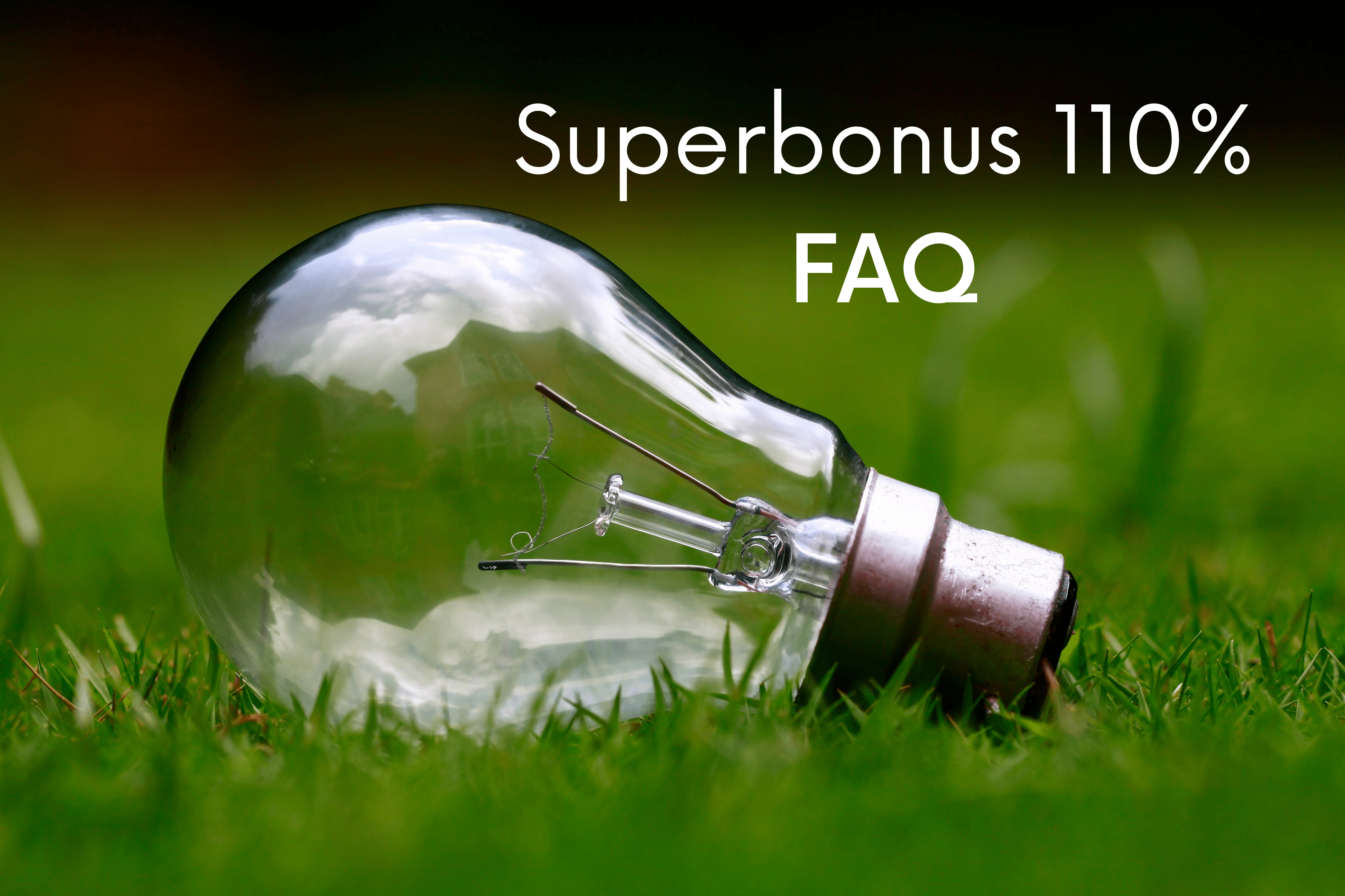 Superbonus 110% FAQ domande frequenti